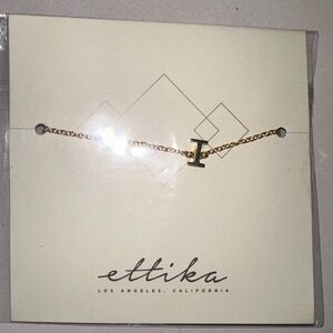 Ettika initial “I” bracelet